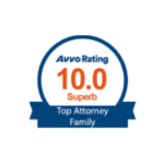 Family Law, Divorce Lawyers, Phoenix divorce Attorney, Avvo Rating Logo